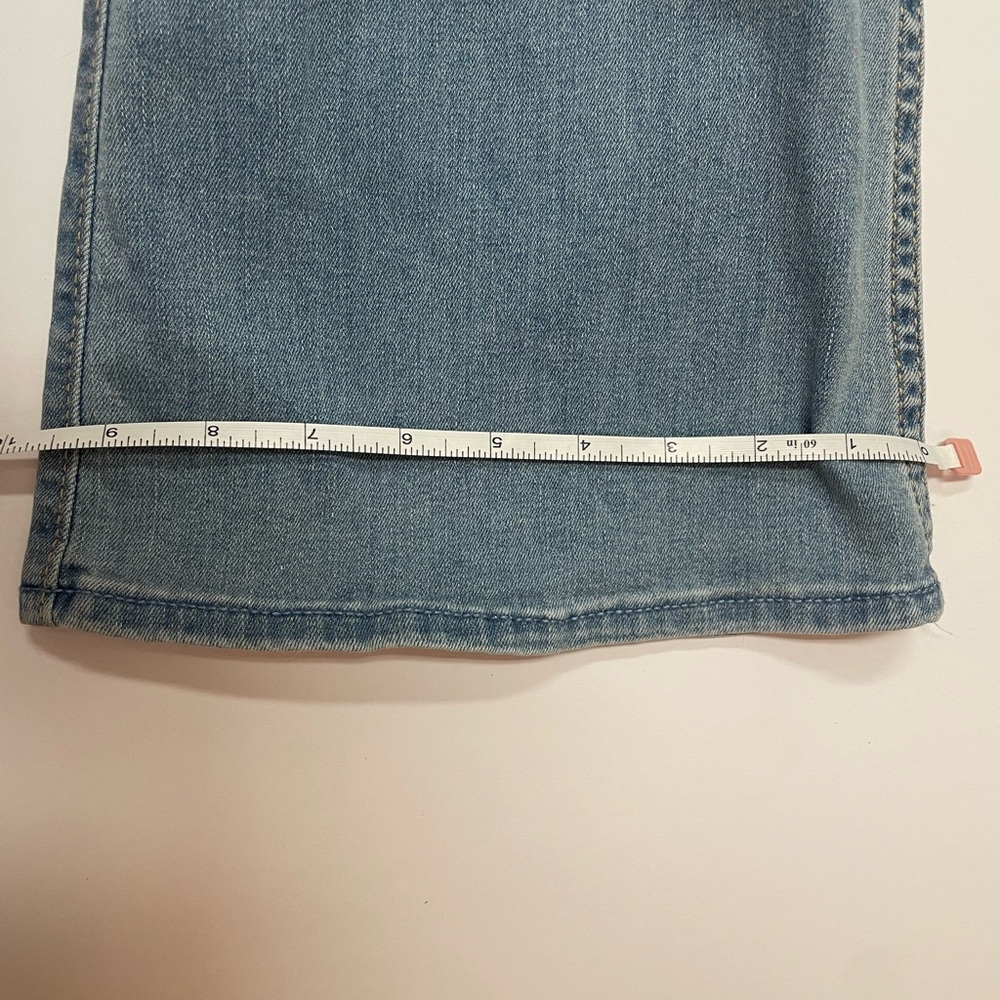 Hollister High-rise Flare Light Blue Jeans Size 0R w25R. Teens - Picture 4 of 8